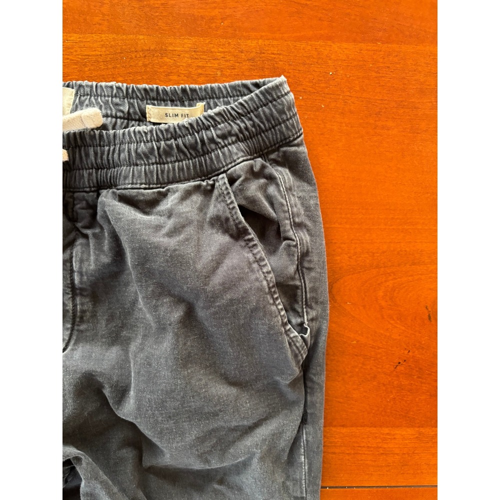 Marine Layer Mens Slim Fit Jogger Pants Charcoal Organic Cotton Blend Small - Picture 4 of 10